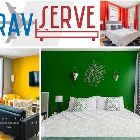 King Size Bed Fast Wifi 278Mbps Bronx Zoo 2 Miles Apartamento